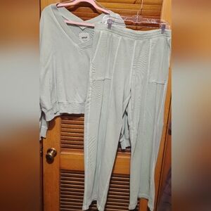 Aerie Fleece Sweat Set